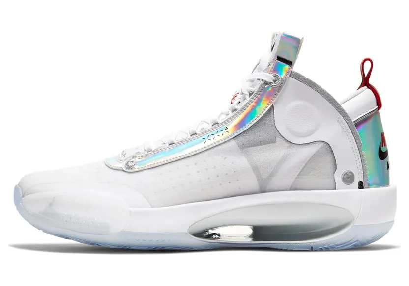 Jordan XXXIV White Metallic Silver