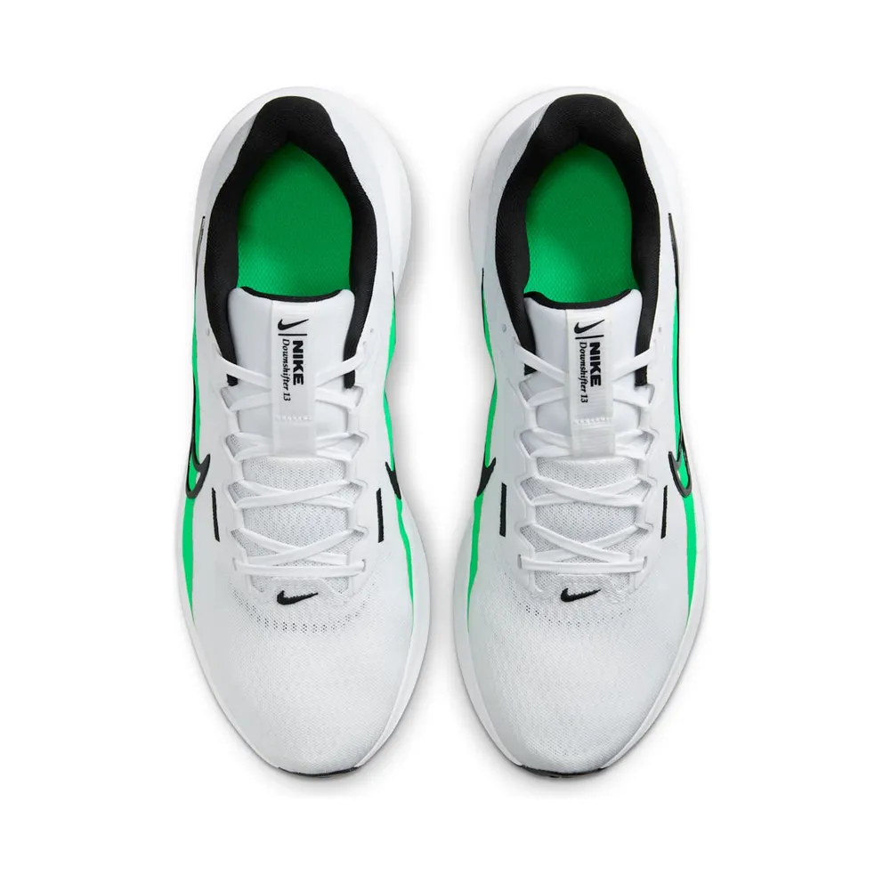 Nike Downshifter 13 White Green Shock Black (FD6454-106)