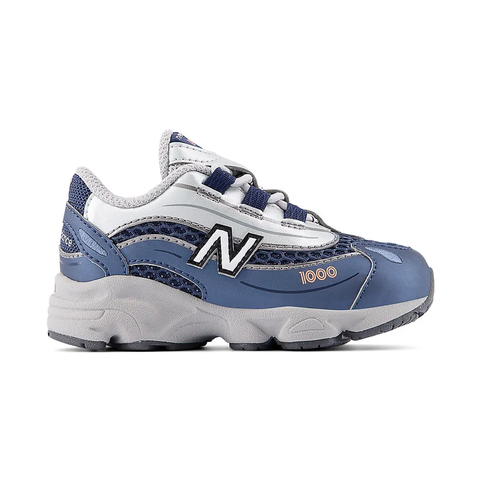 New Balance 1000 Bungee Lace Vintage Indigo Light Silver Metallic (IV1000PK)