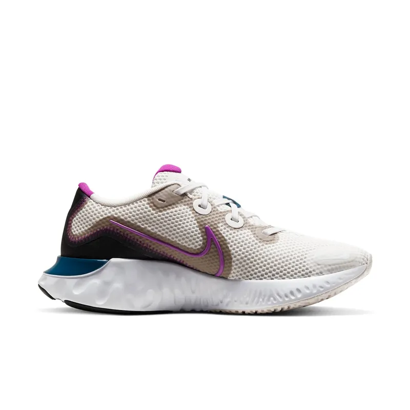 Nike Renew Run Platinum Tint (W) Platinum Tint/White-Black-Vivid Purple (CK6360-002)