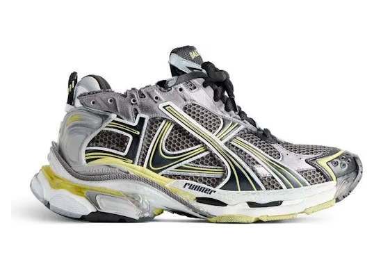 Balenciaga Runner Grey Yellow (772774W3RMU1279)
