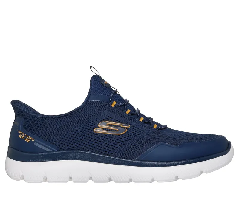 Skechers Slip-ins: Summits – Top Rate Sneaker Marine/Yellow
