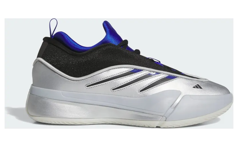 Adidas Dame 9 Silver Metallic / Core Black / Lucid Blue (JH6633)