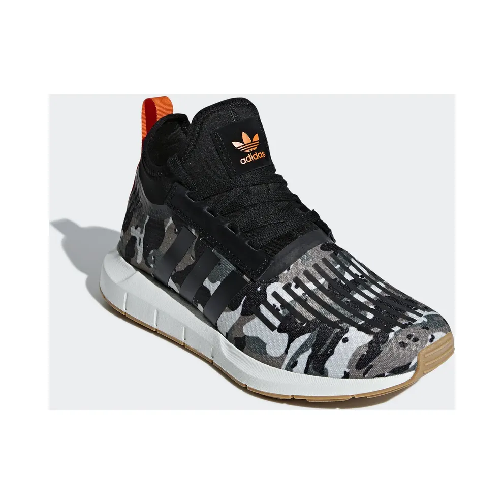 adidas Swift Run Barrier Camo Trace Cargo/Core Black/Orange (B42234)