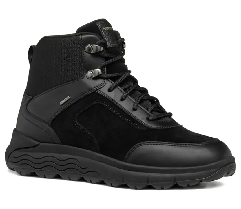 Geox Suède leren sneakers – Zwart (D4626B08522)