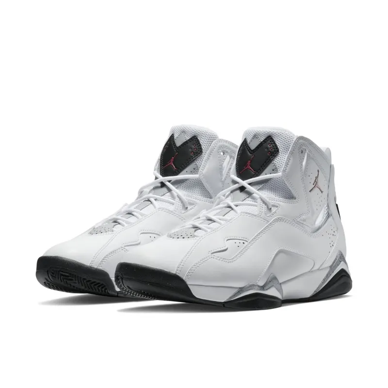 Jordan True Flight White Cement White/Gym Red-Black-Wolf Grey (342964-104)
