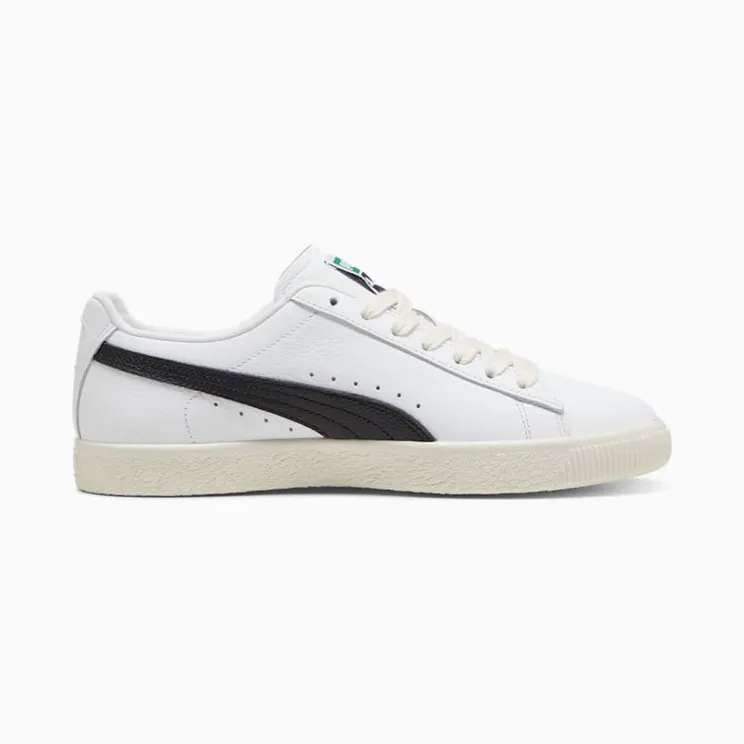 Puma Clyde Leather “White Black” (398703-01)