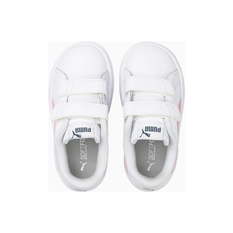 Puma Smash v2 White/Pink (365174-35)