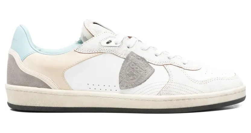 Philippe Model Paris Sneakers mit Ledereinsätzen – Weiß (PGLUVC02)