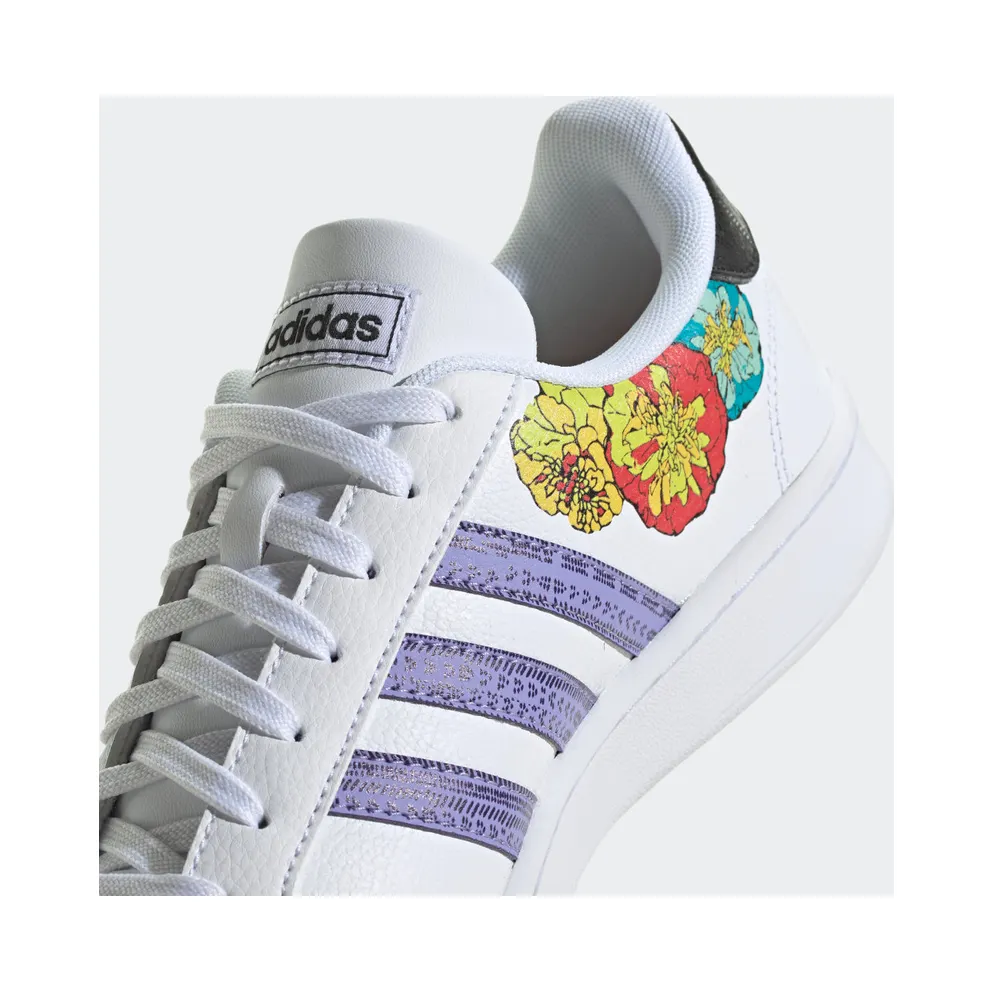 adidas Grand Court Base Cloud White / Light Purple / Core Black (GW6246)