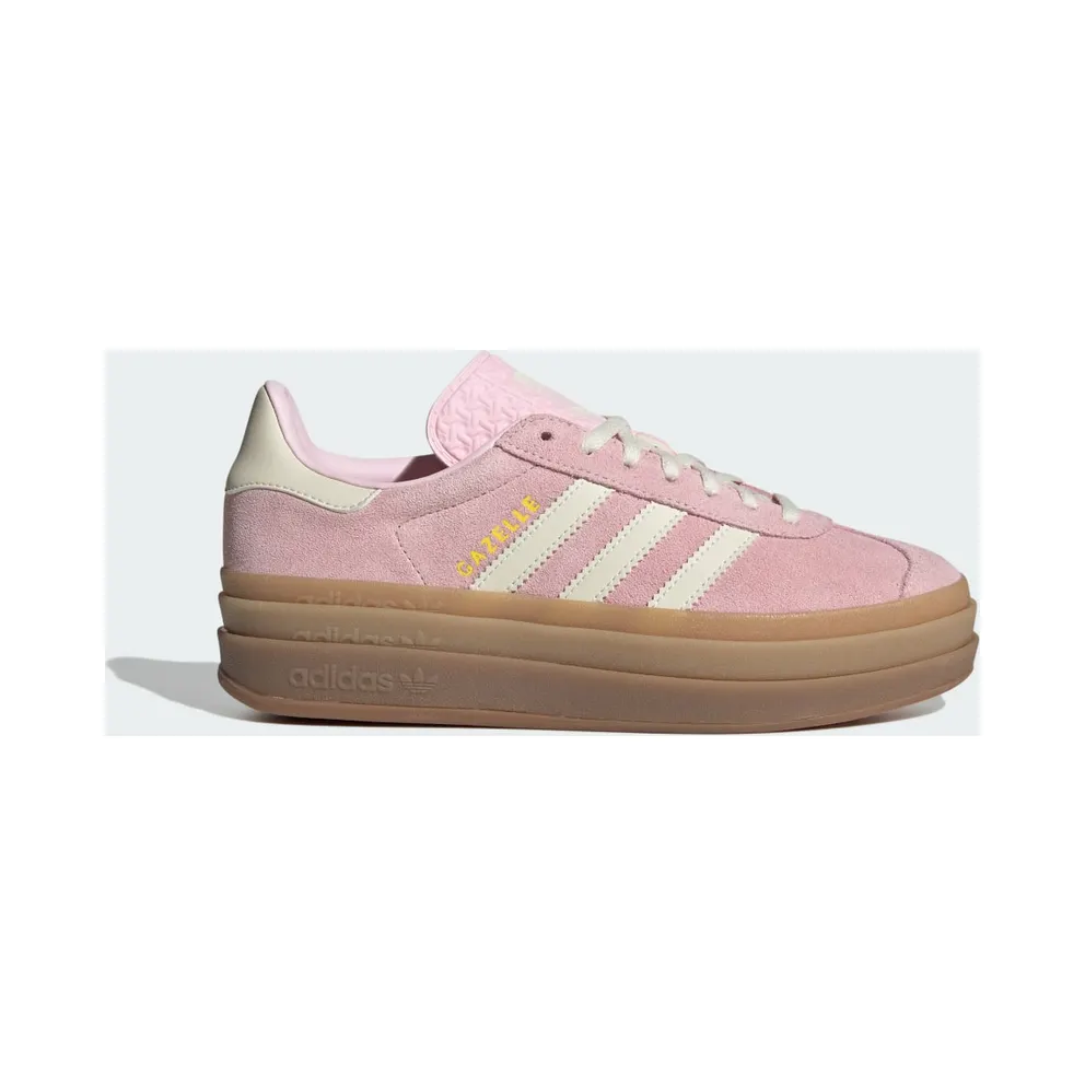 Adidas Gazelle Bold Clear Pink / Cream White / Gold Metallic (JQ7777)