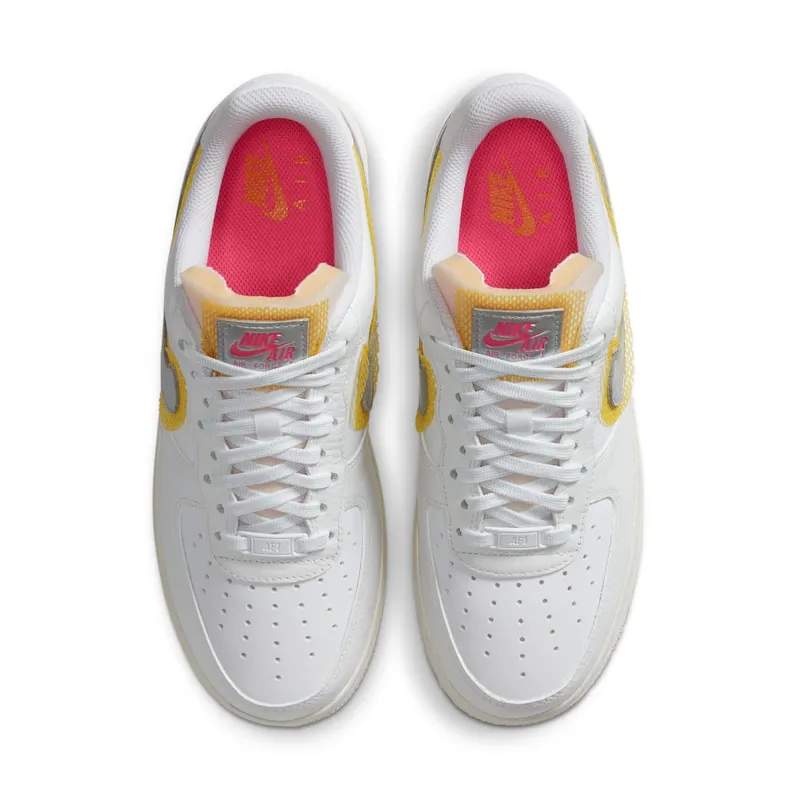 Nike WMNS Air Force 1 ’07 LX White Silver Gold (2020) (CZ8104-100)