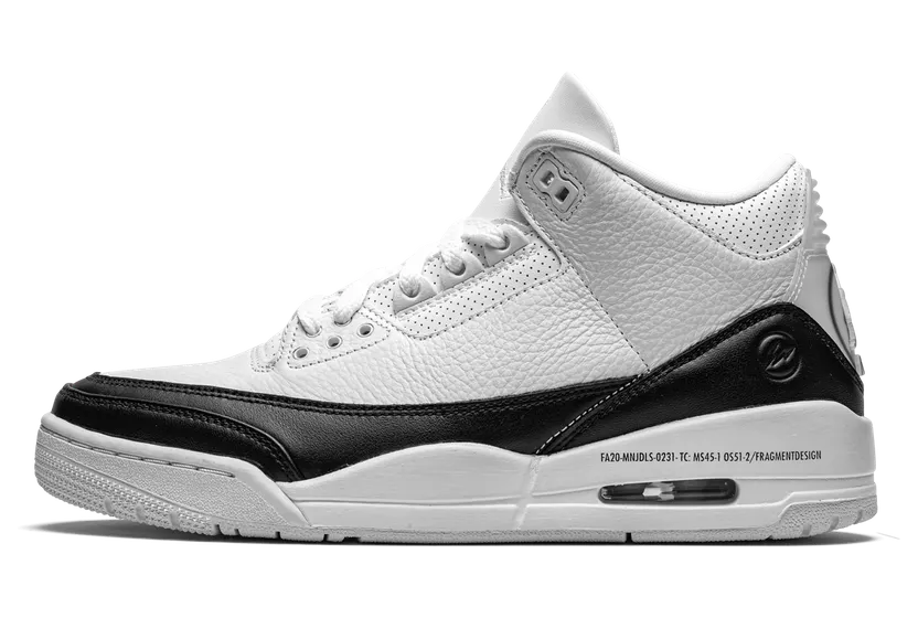 Air Jordan 3 Retro SP Fragment – White Black (DA3595-100)
