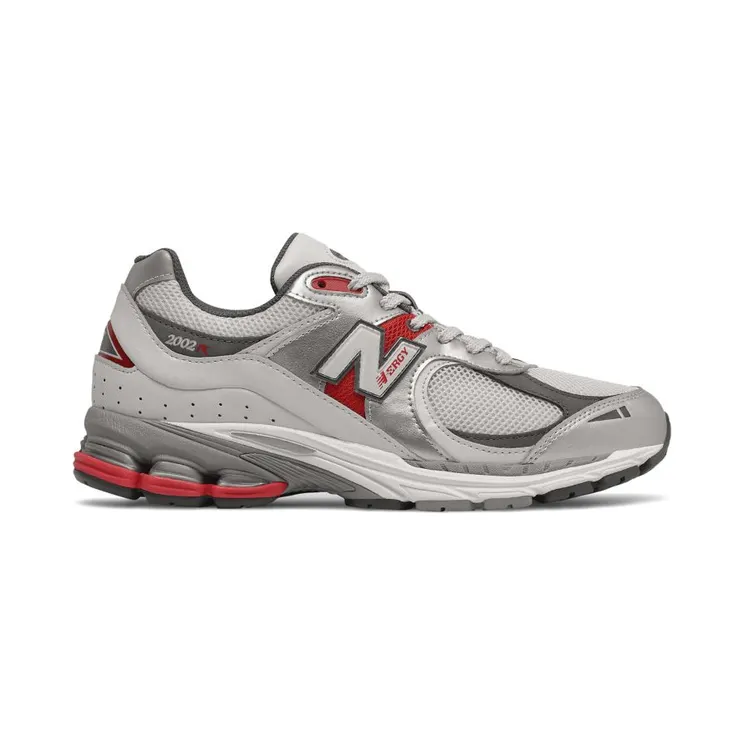 New Balance Silver 2002R Low Sneakers – “Silver / Red” (M2002RLB)