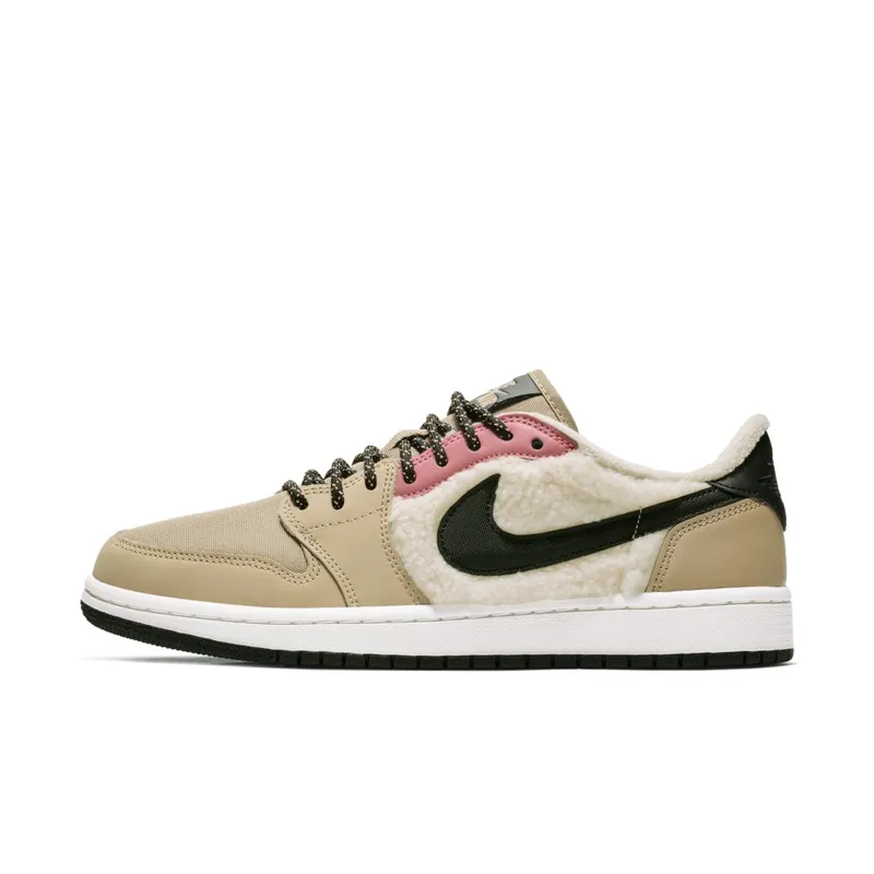 Jordan 1 Retro Low Utility Pack (W) Parachute Beige/Black-Beach-Lava Glow (AQ0828-200)