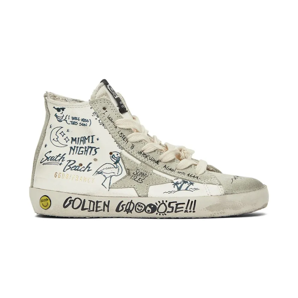 Golden Goose Kids White Francy Classic (GYF00113.F002669.10220)