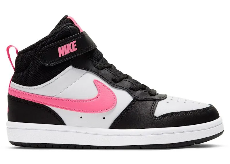 Nike Court Borough Mid 2 Black White Sunset Pulse (CD7783-005)