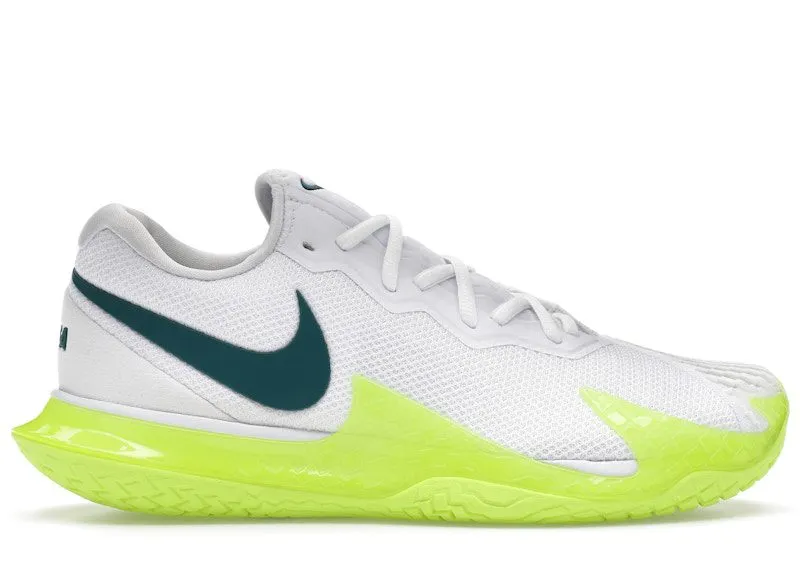 Nike Court Zoom Vapor Cage 4 Rafa White Volt Geode Teal (DD1579-107)