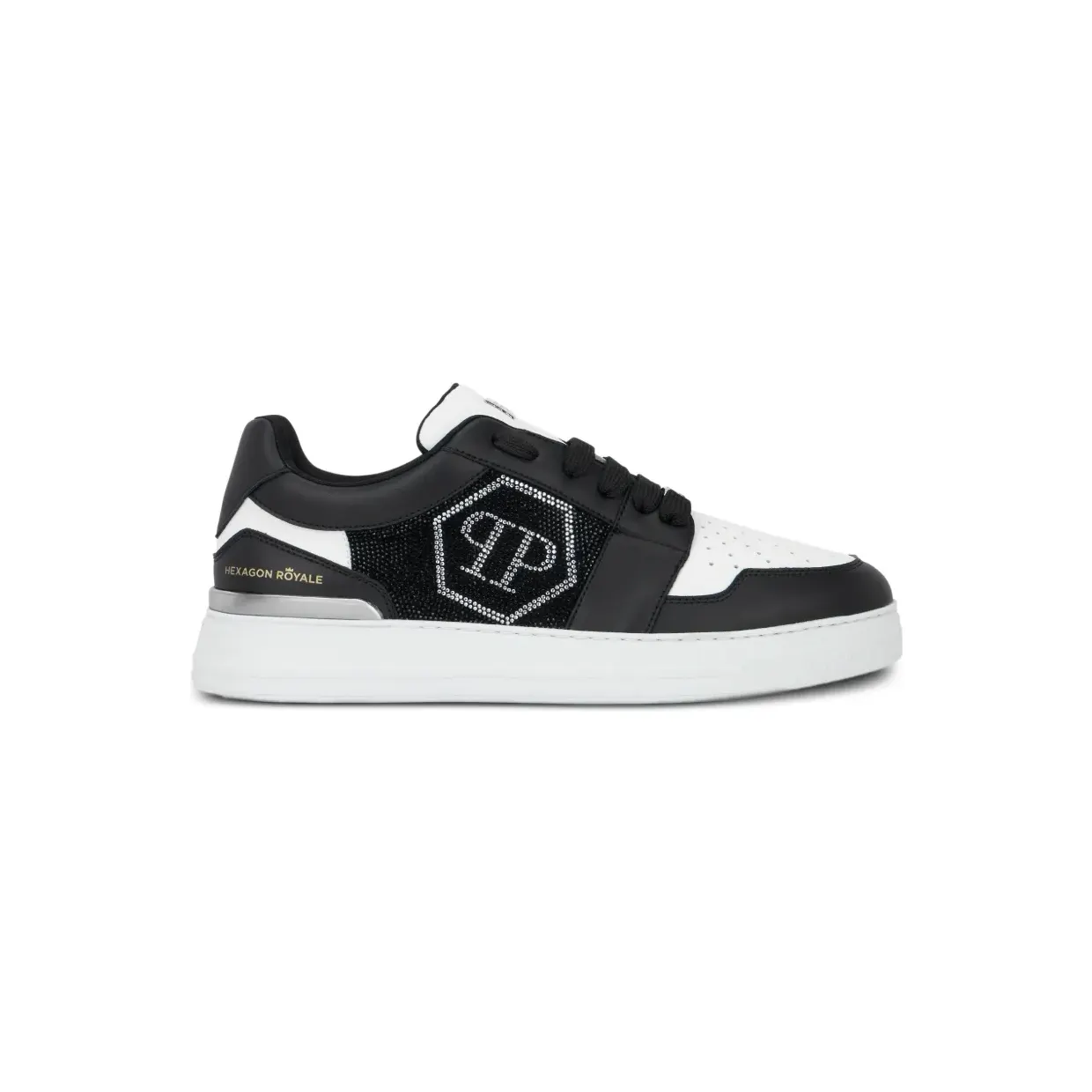 Philipp Plein Crystal Hexagon low-top “Black” (UAFSUSC1086PLE022N)