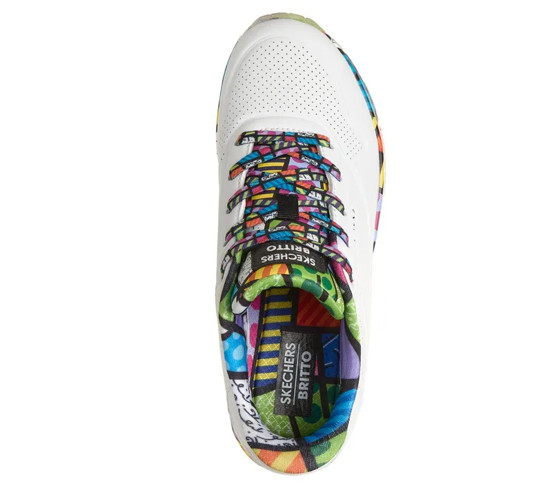 Skechers Slip-ins Britto: UNO – Britto Landscape Sneaker White