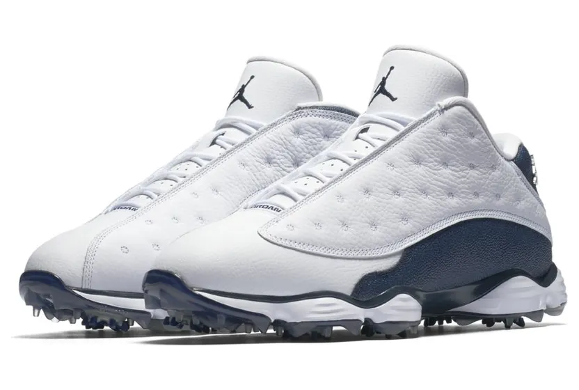 Jordan 13 Retro Golf White Navy Blue