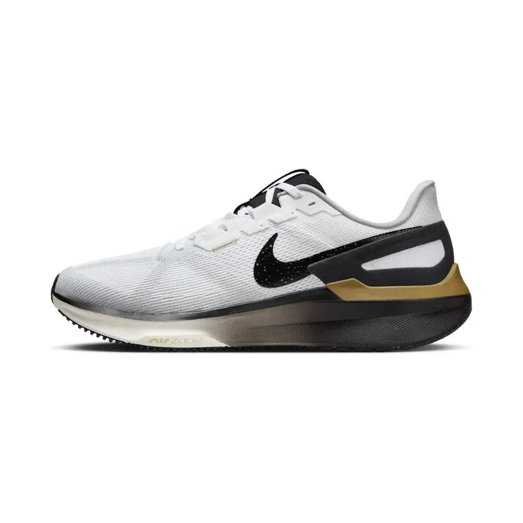 Nike Structure 25 “White / Metallic Gold / Light Smoke Grey / Black” (HQ3660-100)