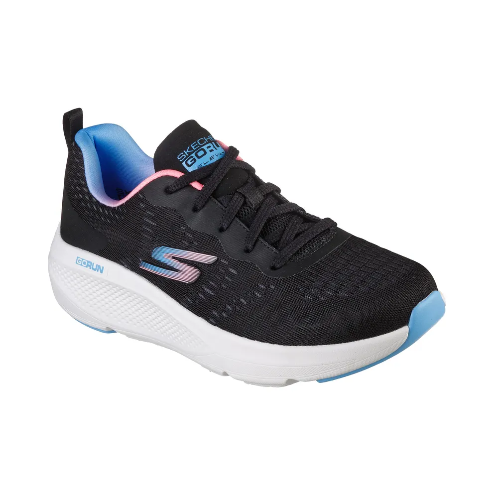 Skechers GO RUN Elevate – Double Time – Black / Multi (128334 BKMT)
