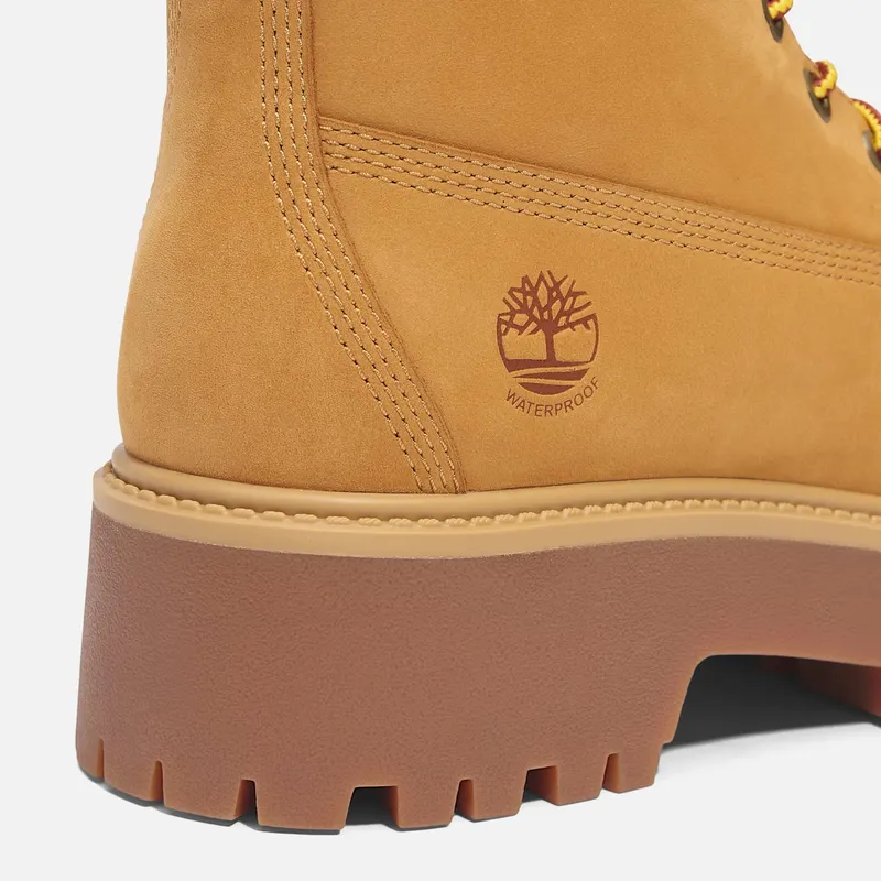 Timberland Stone Street Warm-Lined Waterproof Platform Boot Wheat Nubuck (TB0A2PU6-754)