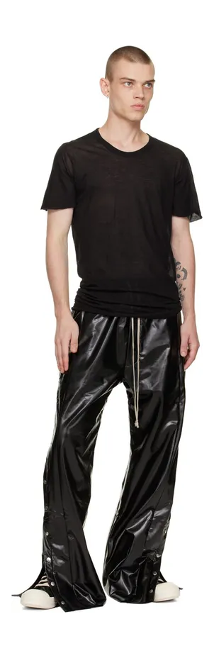Rick owens Black Foil Slash 911 BLACK/MILK/MILK (DU02B4800 BFLS) (5)