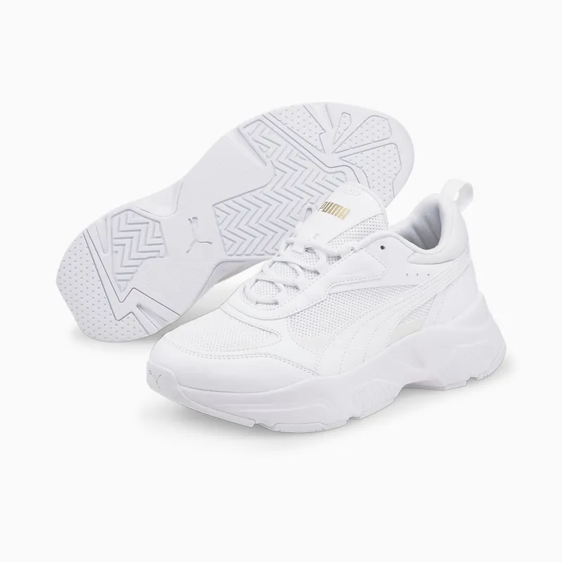 PUMA Cassia Women’ White/Gold (384647-01)