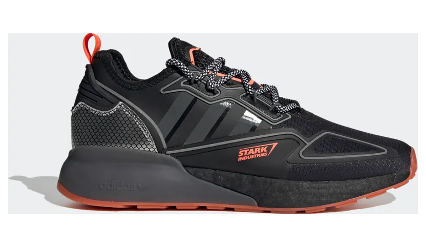 adidas ZX 2K Boost Marvel Core Black / Grey Six / Core Black (H02560)