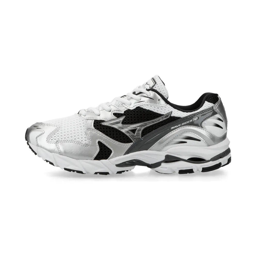 Mizuno Wave Rider 10 White / Silver / Black (D1GA210405)