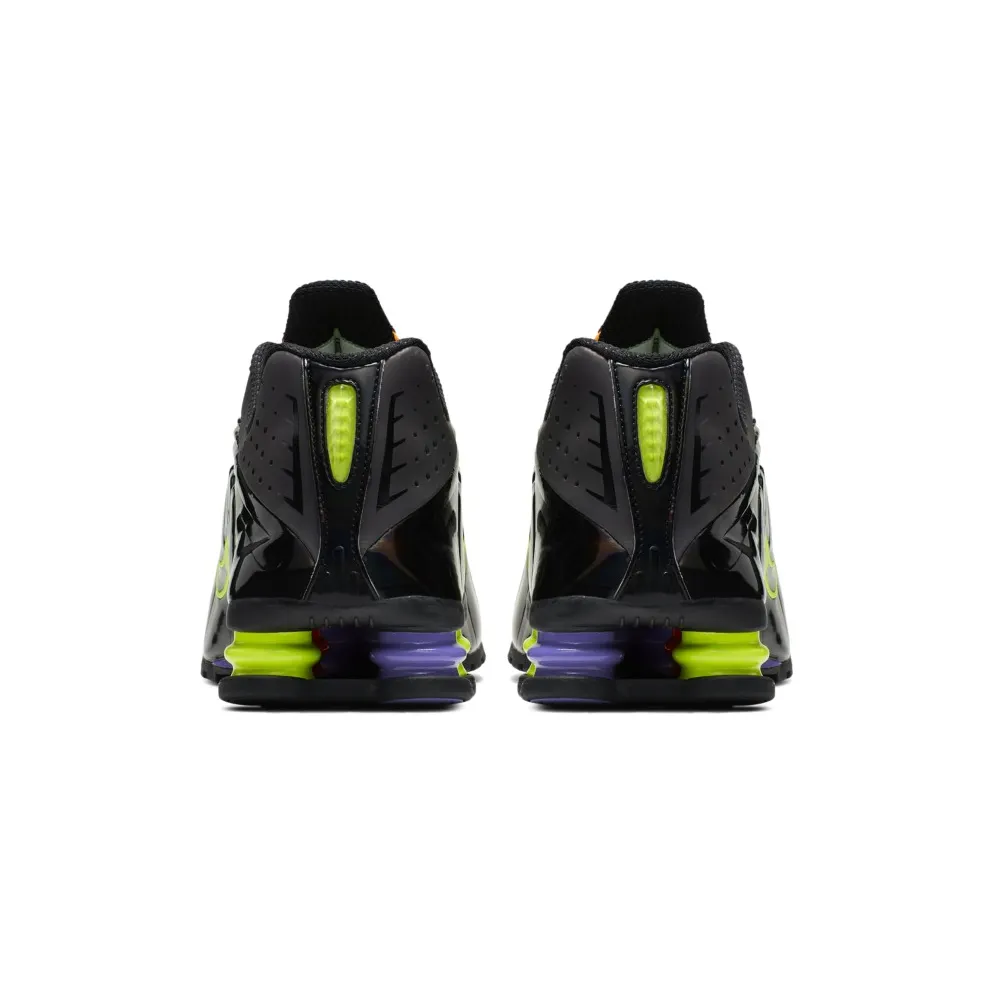 Nike Shox R4 Gel Black Neon Black/Volt-Orange (CI1955-074)