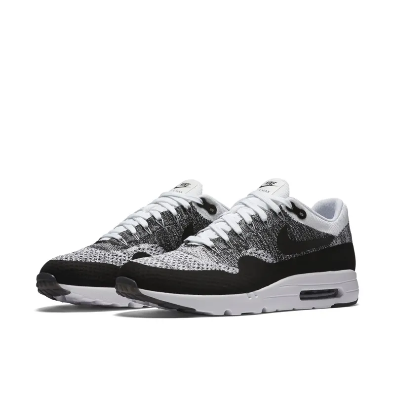 Nike Air Max 1 Ultra Fkynit White Black White/Black (843384-100)