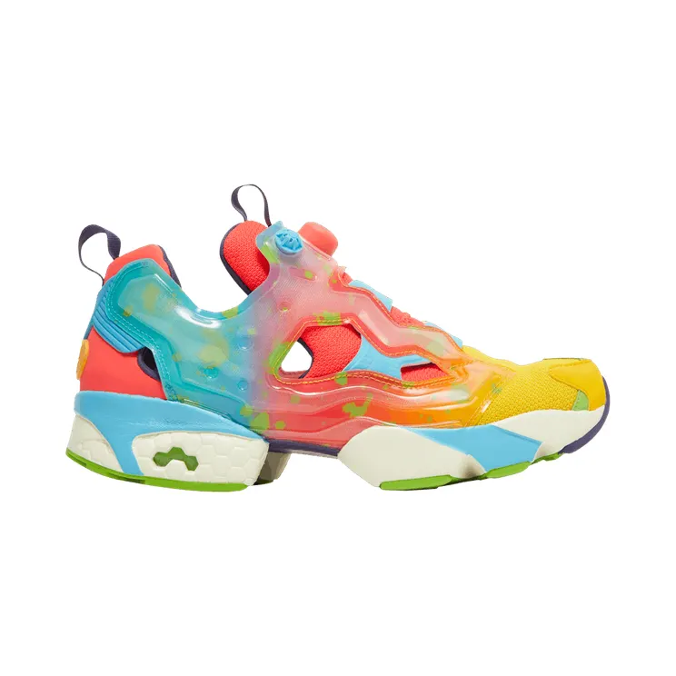 Reebok Jelly Belly Instapump Fury Schoenen Retro Yellow / Neon Cherry / Blue Blink