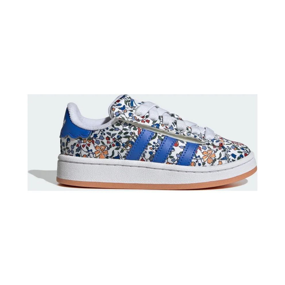 Adidas Campus 00s x Liberty London Comfort Closure met Elastische Veters Kids Blue / Blue / Off White (JS3806)