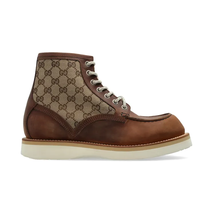Gucci Laced Ankle Boot Brown (831149 AAEZE 2541)