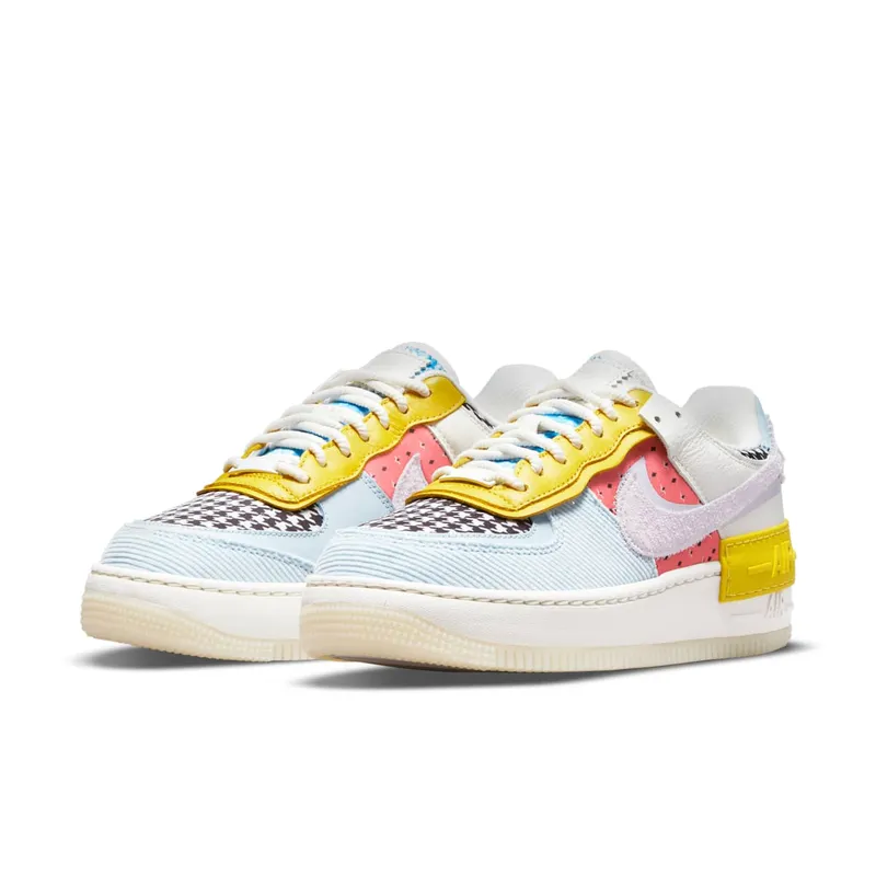 Nike Air Force 1 Low Shadow Multi Print Houndstooth (W) (DM8076-100)