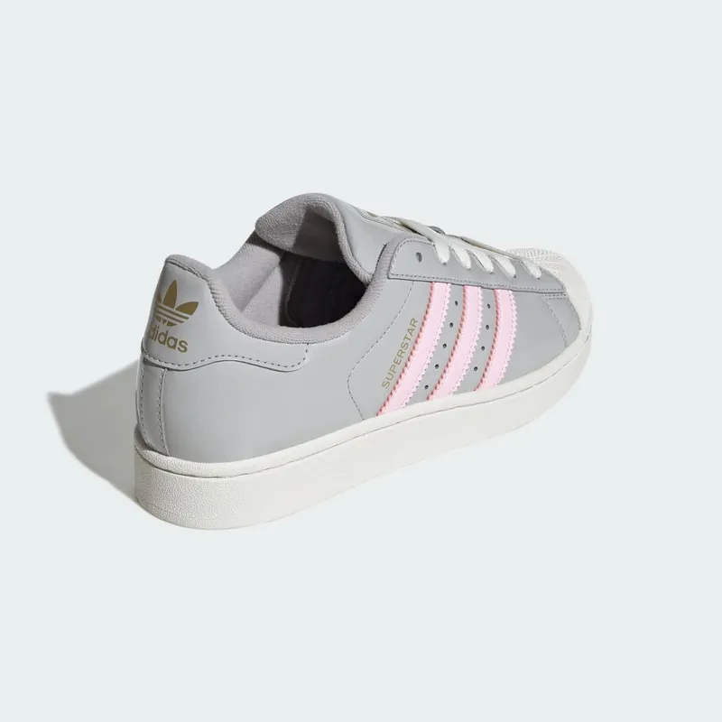 Adidas SUPERSTAR SHOES Grey Two / Clear Pink / Off White (KI8052)