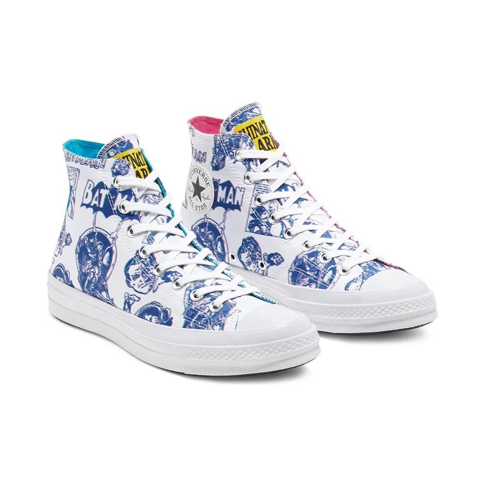 Converse Chuck Taylor All-Star 70s Hi Chinatown Market x Batman White Mouse/White-Purple (167512C)