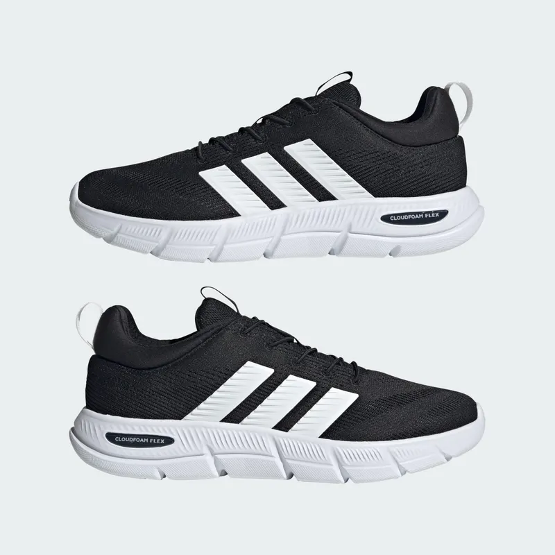 Adidas CLOUDFOAM FLEX-ELASTISCHE Lace-up Shoes Core Black / Cloud White / Carbon (HQ2547)