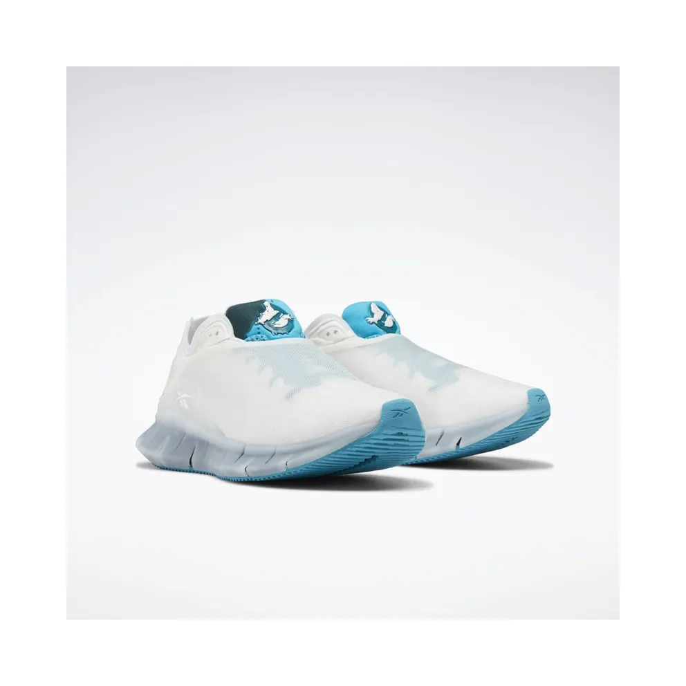 Reebok Ghostbusters Zig Kinetica Shoes White / Feather Blue / Silver Metallic (H03292)