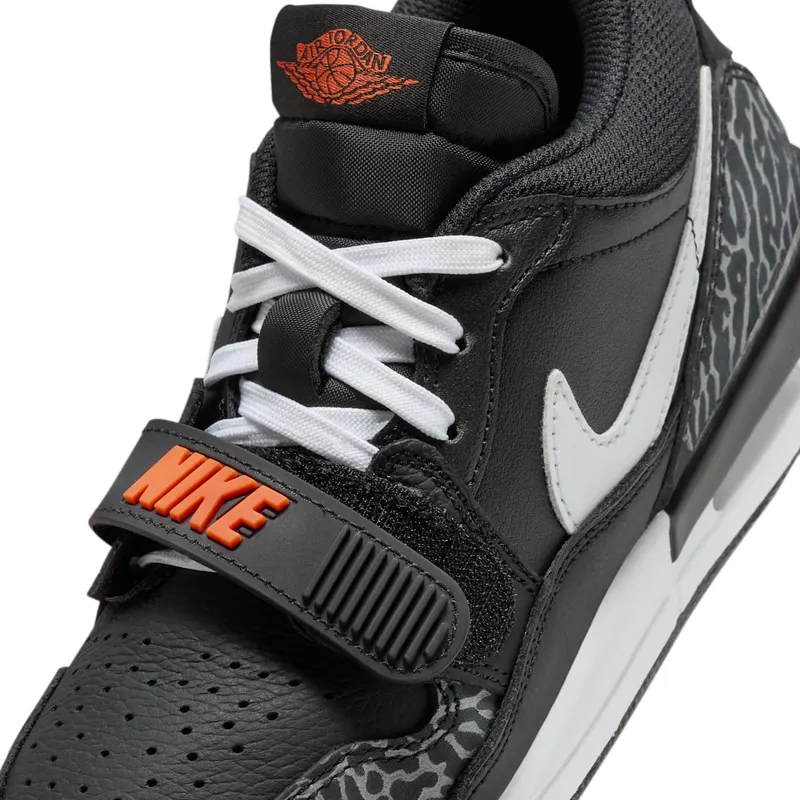 Jordan Legacy 312 Low Black White Safety Orange (CD9054-018)