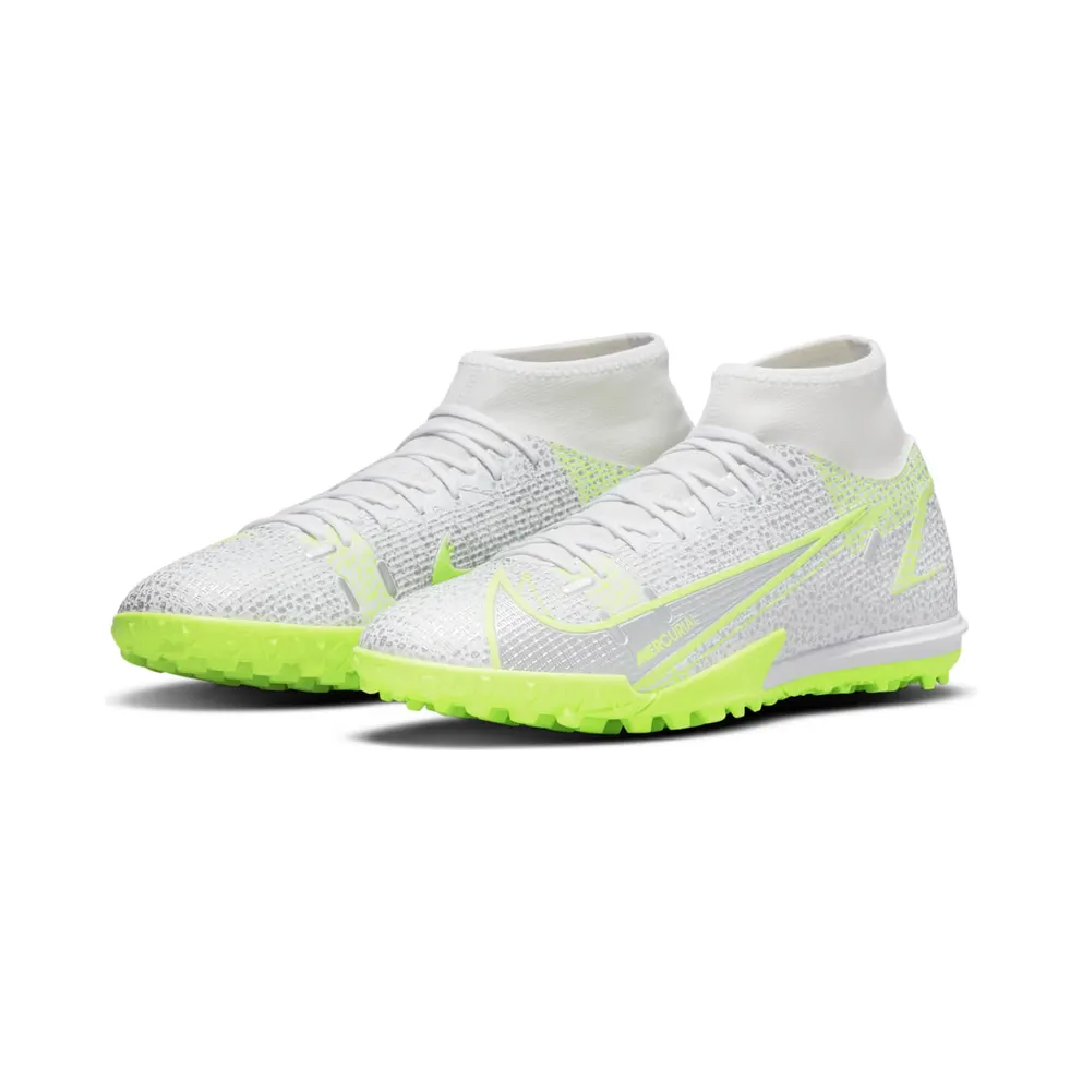Nike Mercurial Superfly 8 Academy TF Metallic Silver Volt (CV0953-107)