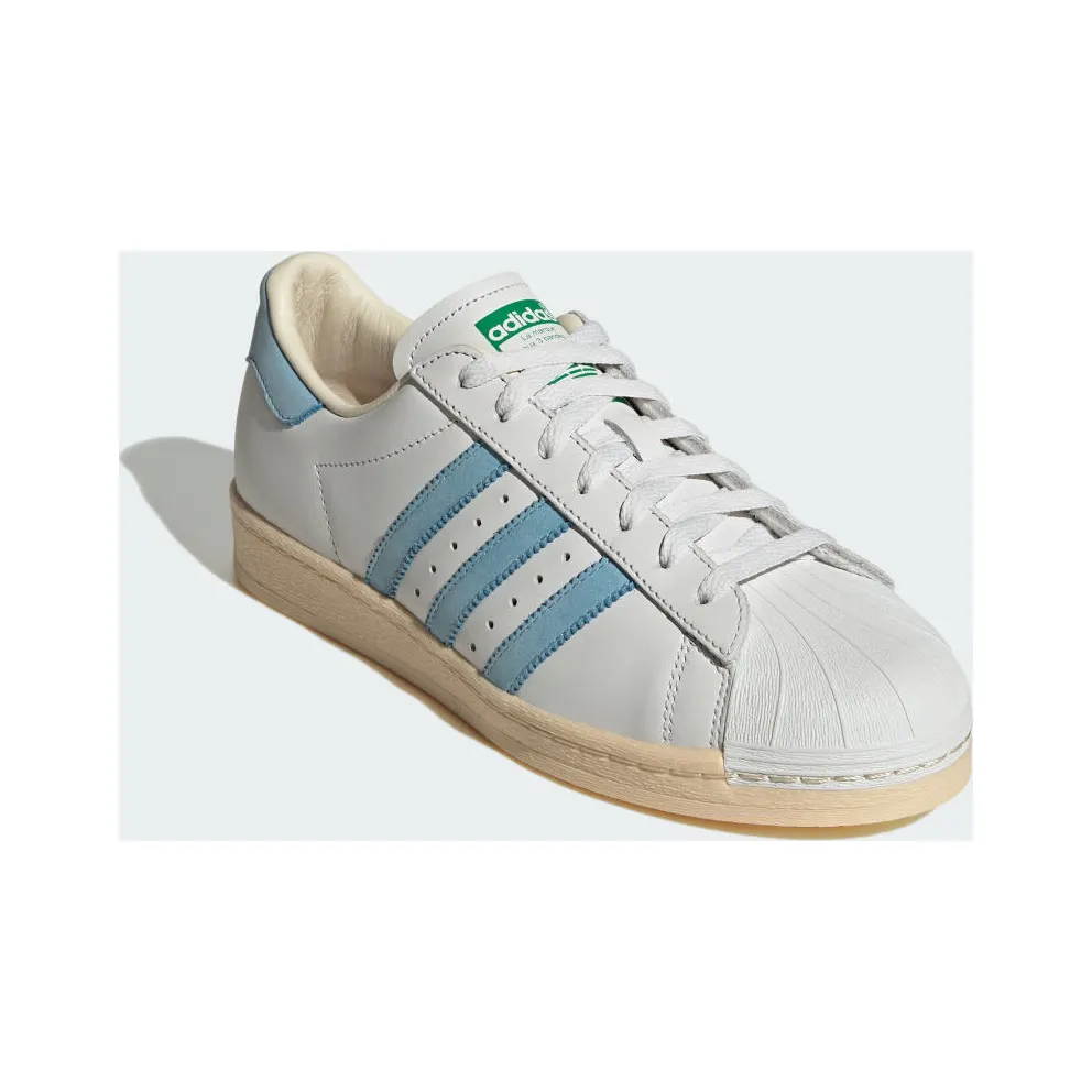 Adidas Superstar 82 Crystal White / Clear Blue / Green (ID2151)