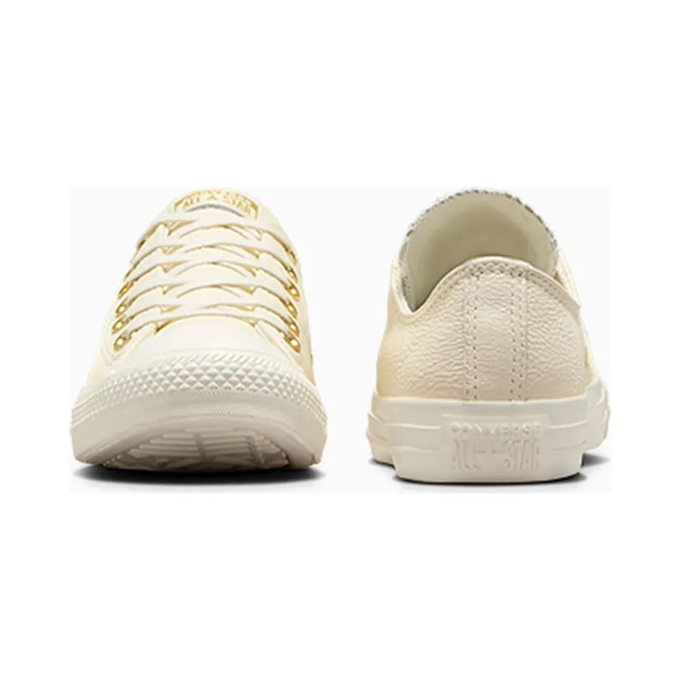 Converse Chuck Taylor All Star Mono Leather Egret/Egret/Gold (A13814C)