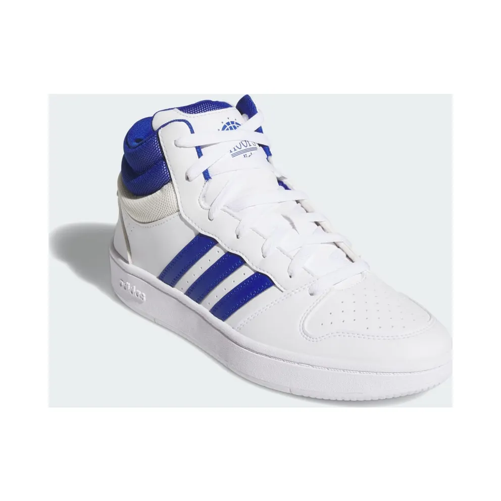 Adidas HOOPS MID CLASSIC Shoes Cloud White / Royal Blue / Orbit Grey (KI1034)
