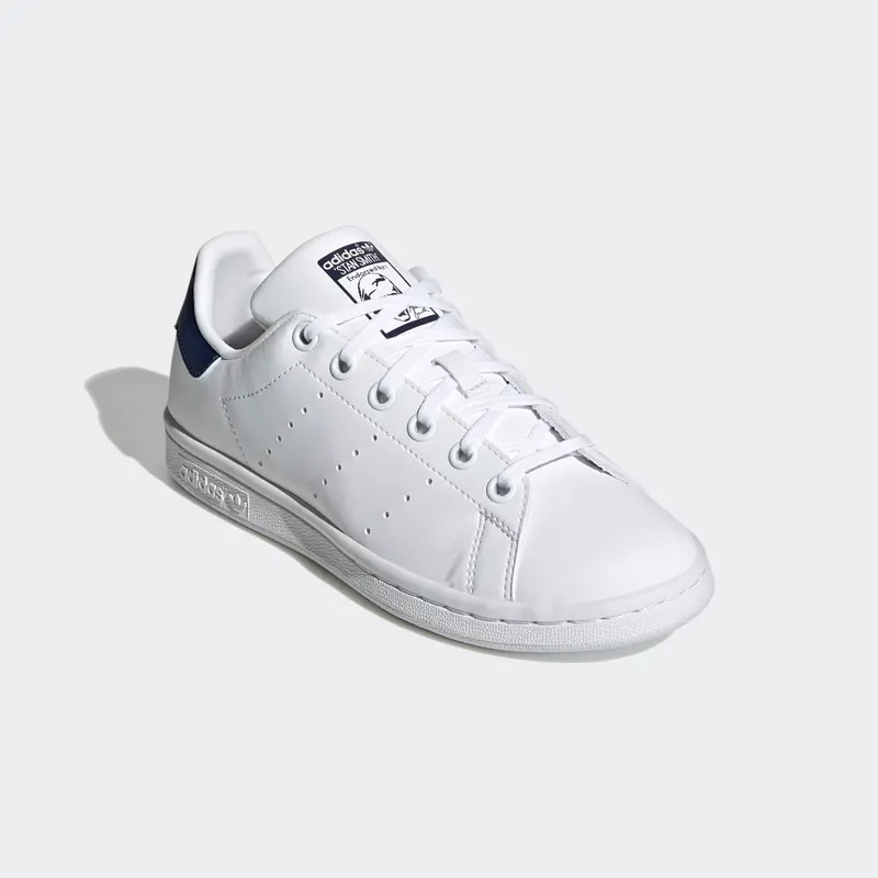 Adidas Stan Smith Cloud White / Cloud White / Dark Blue (H68621)