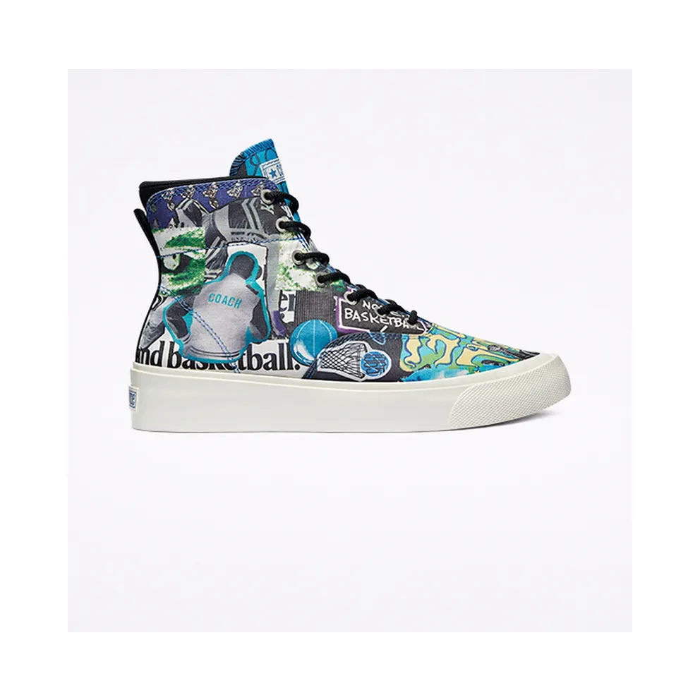 Converse Beat The World Skidgrip High Top Egret/multi/Black (170681C)