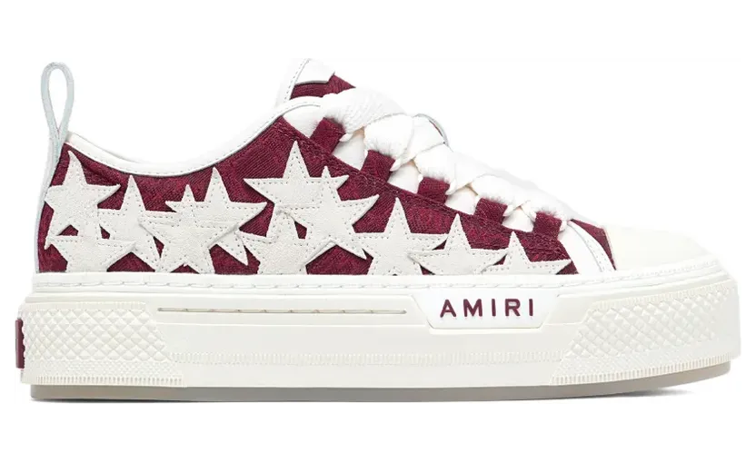 Amiri verfraaid met sterren “White” (AWSNSN1001)
